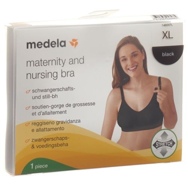 Medela Schwangerschafts- und Still BH XL Schwarz