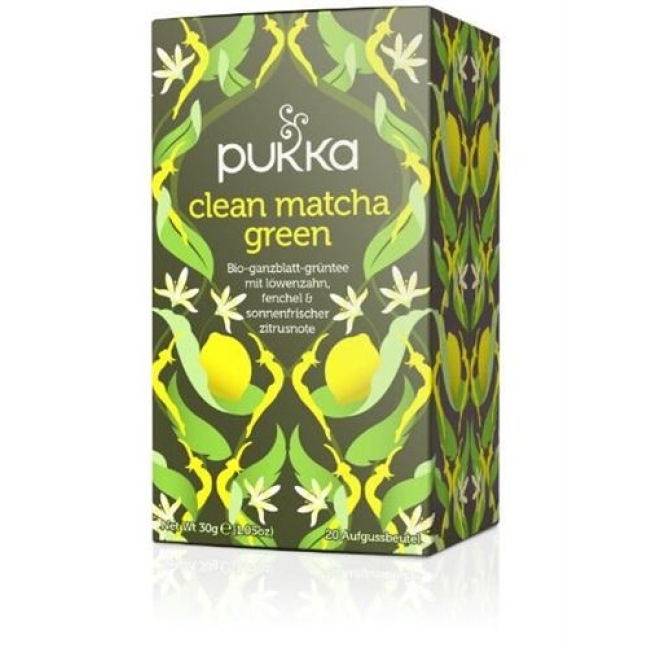 PUKKA CLEAN MATCHA GREEN TEE