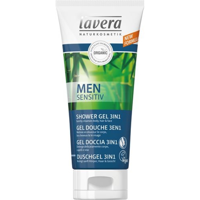 Lavera 3in1 гель для душа Men Sensitiv 200мл