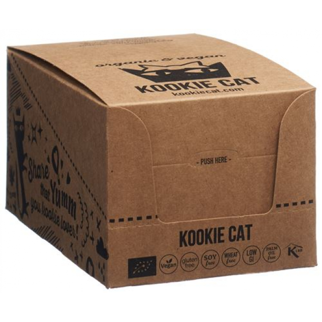 Kookie Cat Cacao Nibs Walnut Cookie 12x 50г