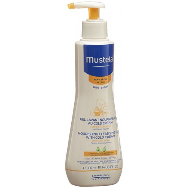 Mustela гель мытья Cold крем для сухой кожи 300мл