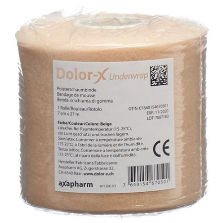 DOLOR-X UNDERWRAP 7CMX27M BEI