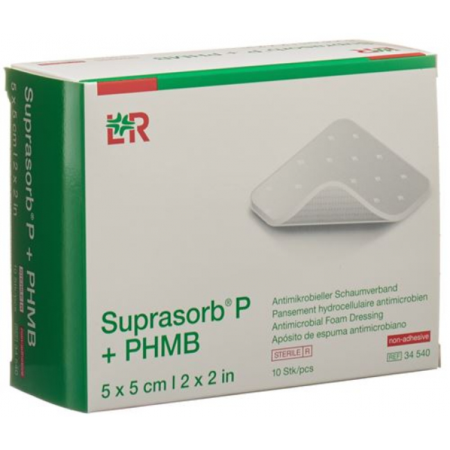 SUPRASORB P+PHMB VERB 5X5CM