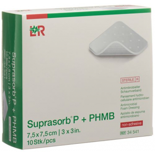 SUPRASORB P+PHMB VER 7.5X7.5CM