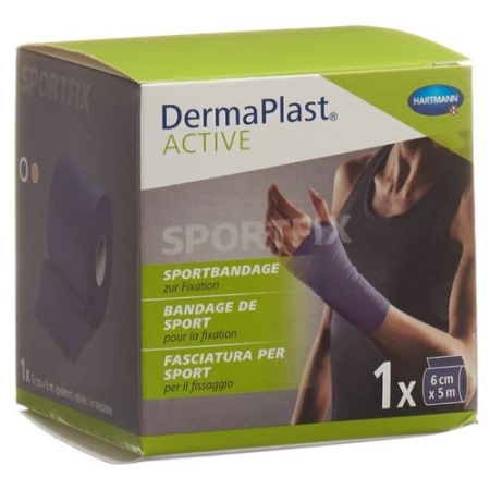 Dermaplast Active Sportbandage 6смx5m Blau