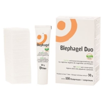 Blephagel Duo гель 30г + 100 Kompressen