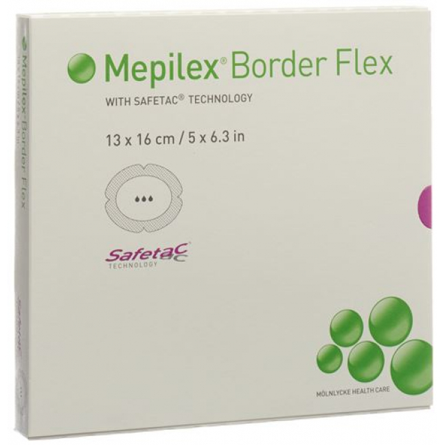 MEPILEX BORDER FLEX 13X16CM