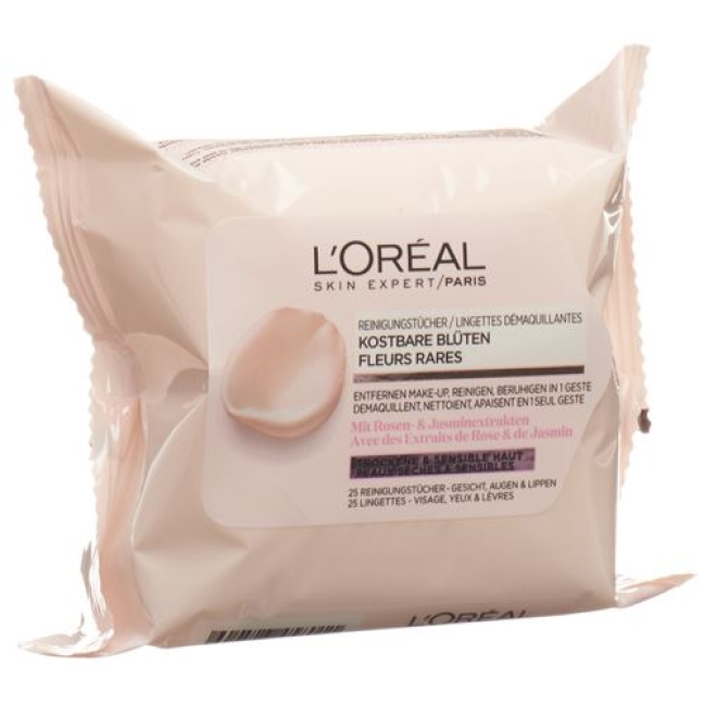 L'Oreal Dermo Expertise Rare Flowers Reinigungstuech 25 штук