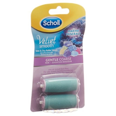 Scholl Velvet Smooth Pedi Roll Fein Meeresmi 2 штуки