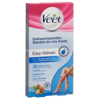 Veet Kaltwachsstreifen Beine&koerp Sens 10x 2 штуки