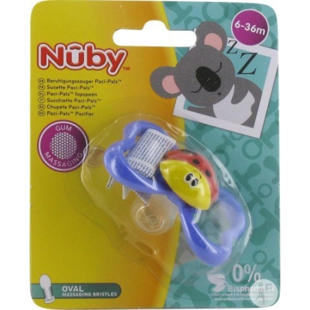 NUBY NUGGI PACI-PALS OVAL SILI