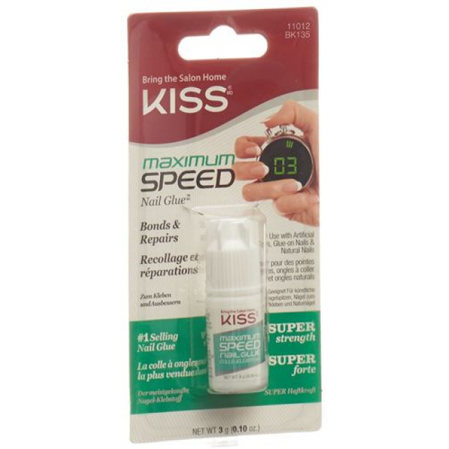 KISS MAXIMUM SPEED NAIL GLUE