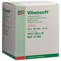 VLIWASOFT SCHLITZKOMPR 10X10CM