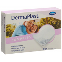 DermaPlast Gazekompressen 8x12см 80 штук