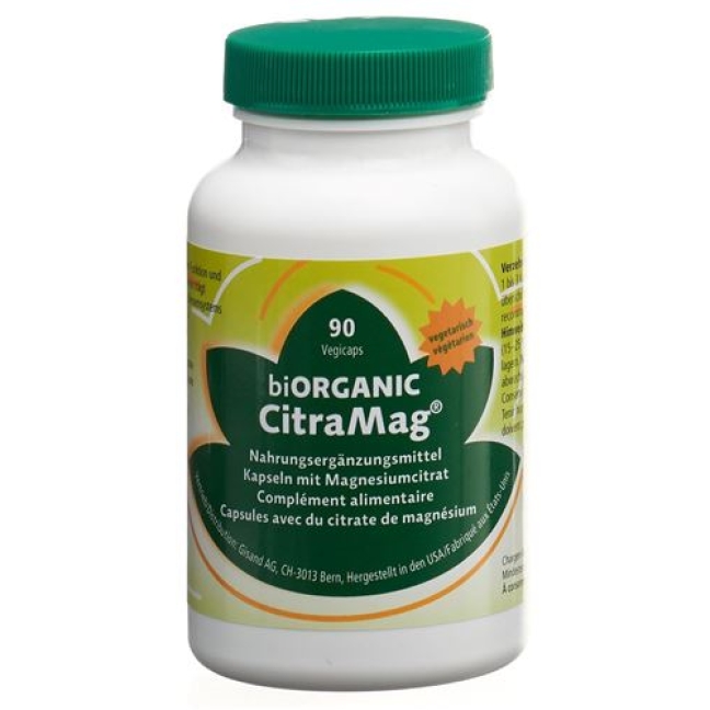 BIORGANIC CITRAMAG 120MG VEGI