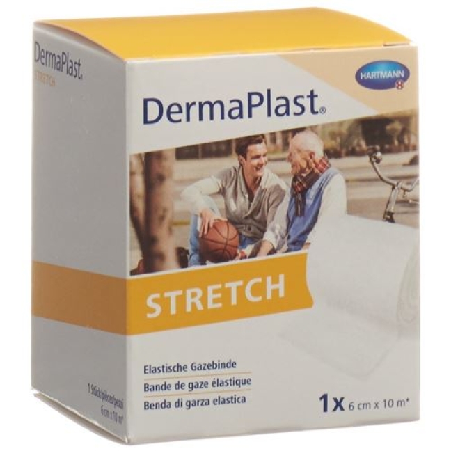 Dermaplast Stretch марлевый бинт Weiss 6смx10м