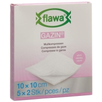 FLAWA GAZIN MULLKOMPRES 10X10C FLAWA GAZIN MULLKOMPRES 10X10C