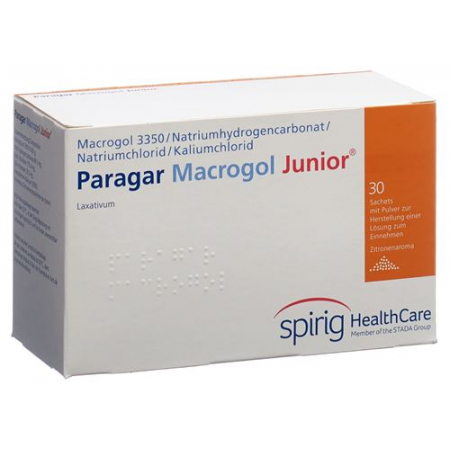 PARAGAR MACROGOL JUNIOR PLV BT