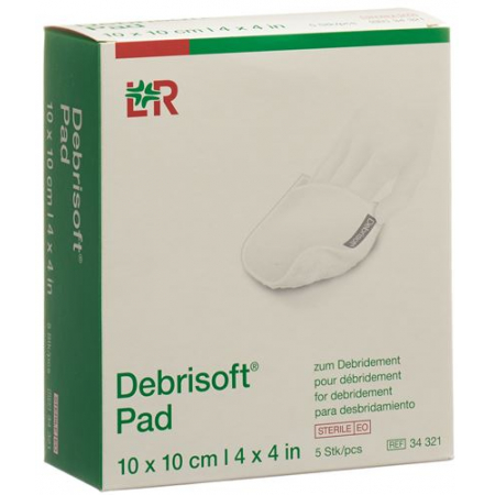 DEBRISOFT KOMPR 10X10CM STERIL