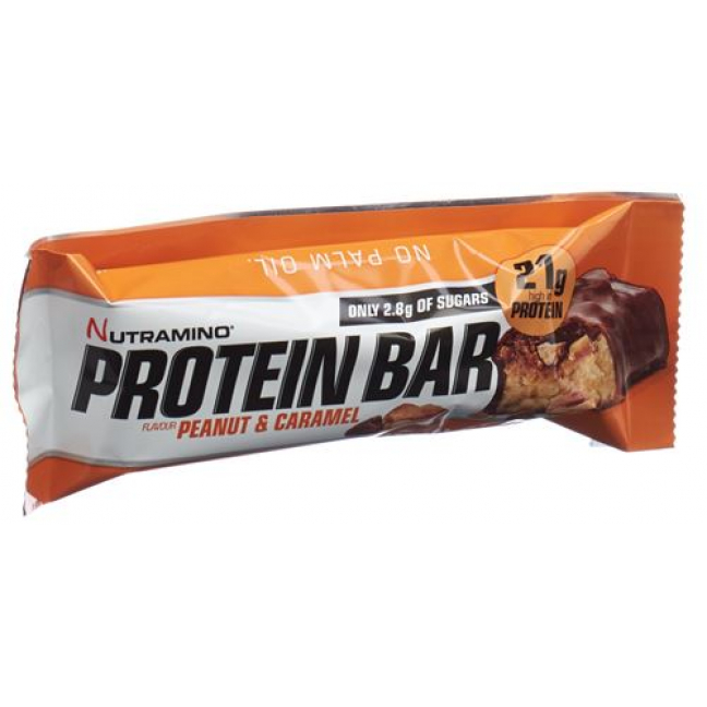 NUTRAMINO PROT BAR PEANU+CARAM