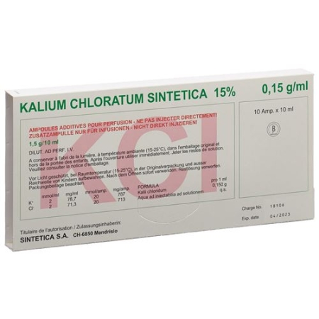 KALIUM CHLORAT SINTET INF