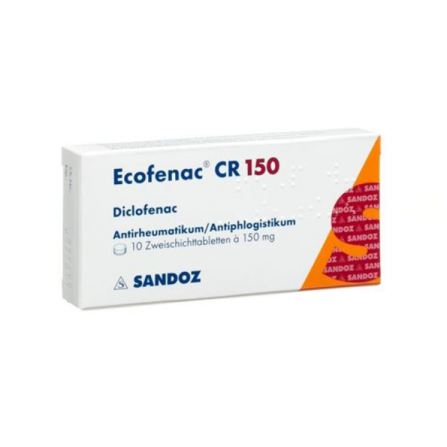 Ecofenac CR 150 mg 100 tablets