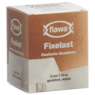 Flawa Fixelast марлевый бинт 10мX6см Weiss