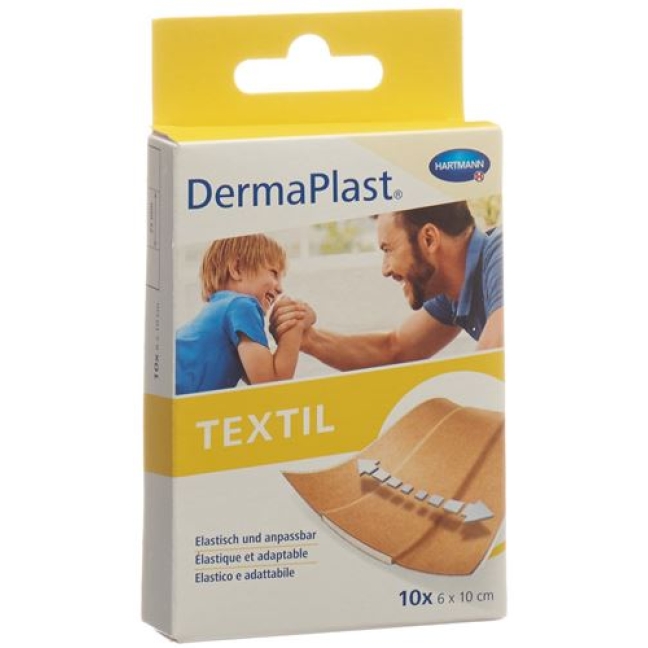 Dermaplast Textil 6смx10см 10 пластырей