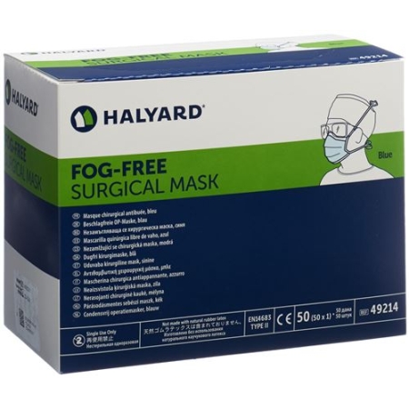 HALYARD OP MASKE FOG FREE BLAU