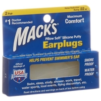 MACKS EARPLUGS TRANSPARENT