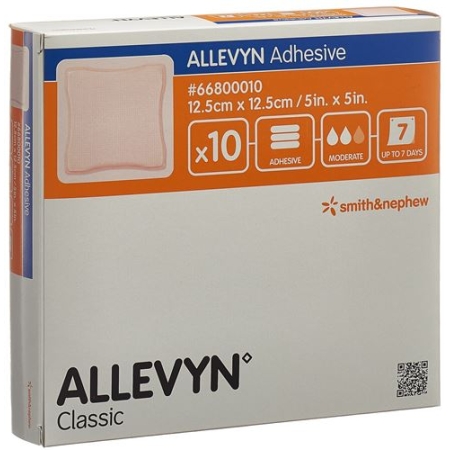 Allevyn Adhesive Wundkompressen 12.5x12.5см 10 штук