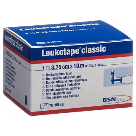 Leukotape Classic unelastische бинт 10m x 3.75см Blau