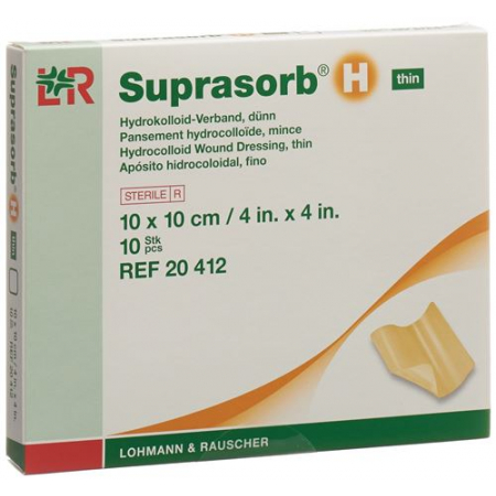 Suprasorb H Dunn Hydrokolloid Verband 10x10см 10 штук