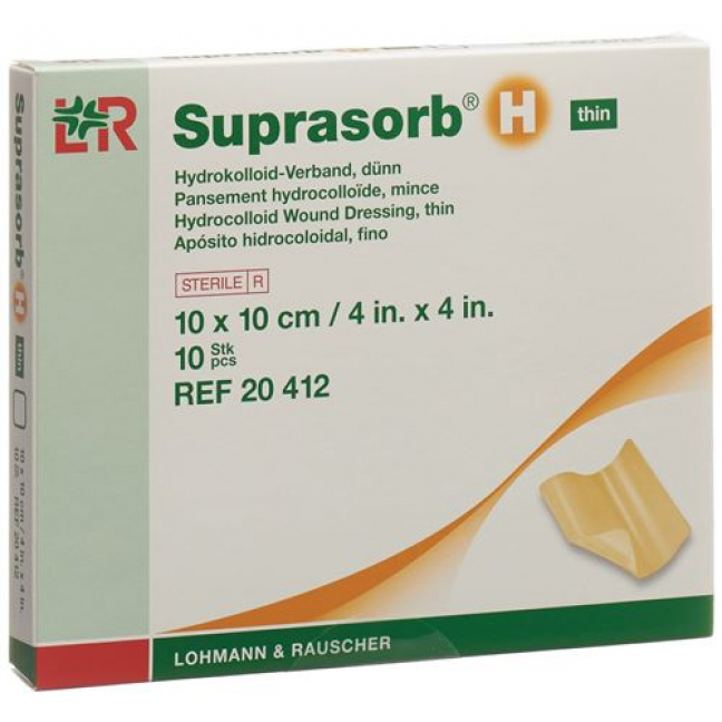 Suprasorb H Dunn Hydrokolloid Verband 10x10см 10 штук