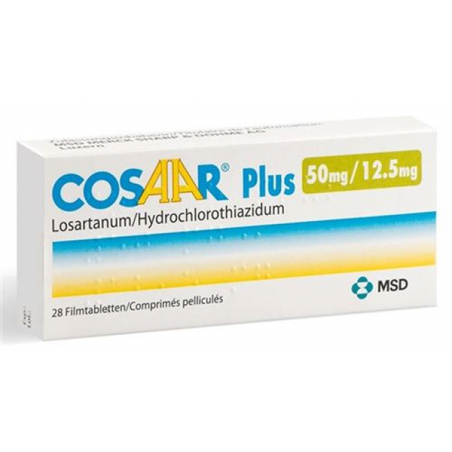 Cosaar Plus 50/12.5 28 filmtablets