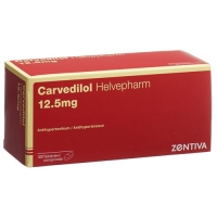Карведилол Хелвефарм 12,5 мг 100 таблеток Карведилол Хелвефарм 12,5 мг 100 таблеток