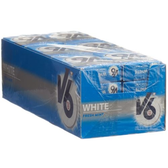 V6 WHITE FRESHMINT KAUGUMMI