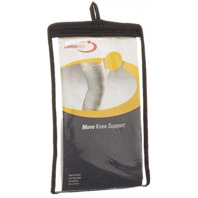 Omnimed Move Knie-Bandage L Weiss-Grau