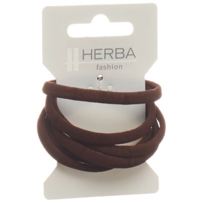 Herba Haarbinder 5.6см Braun 6 штук