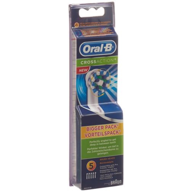 Braun Oral B Aufsteckburste Crossaction 5 штук