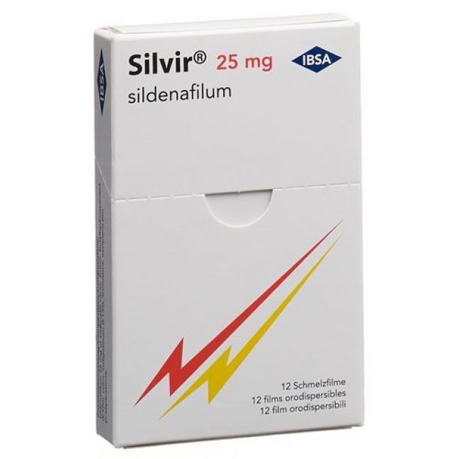 SILVIR SCHMELZFILM 25 MG 12 ST