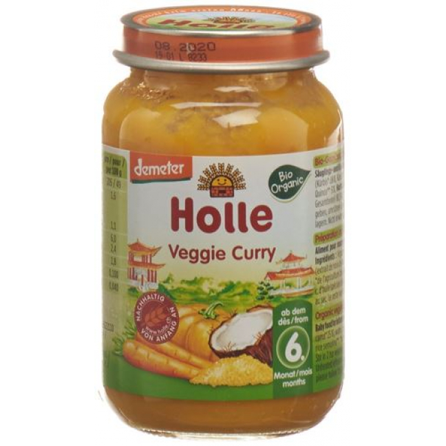 HOLLE VEGGIE CURRY GLAS