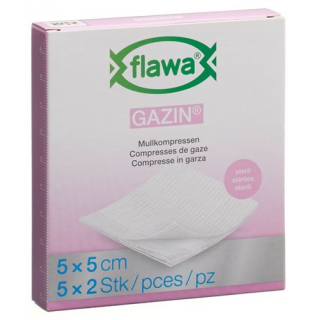 FLAWA GAZIN MULLKOMPRES 5X5CM