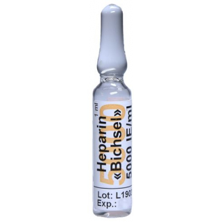 Heparin Bichsel 5000 Ie/ml Steril 100 Ampullen 1ml