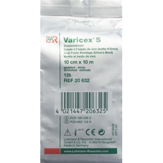 Varicex S Zinkleimbinde 10cmx10m 10 Stück