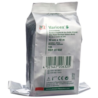 Varicex S Zinkleimbinde 10cmx10m 10 Stück