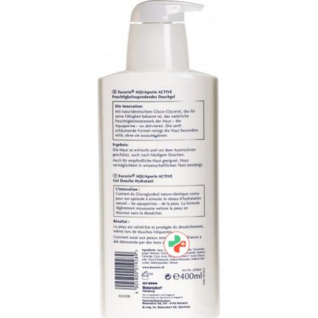 Eucerin AQUAporin Active Feuchtigkeitsspendendes Duschgel 400мл