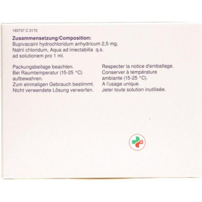 Carbostesin 0.25% 5 ml 5 Ampullen