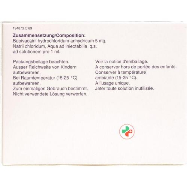 Carbostesin 0.5% 5 ml 5 Ampullen