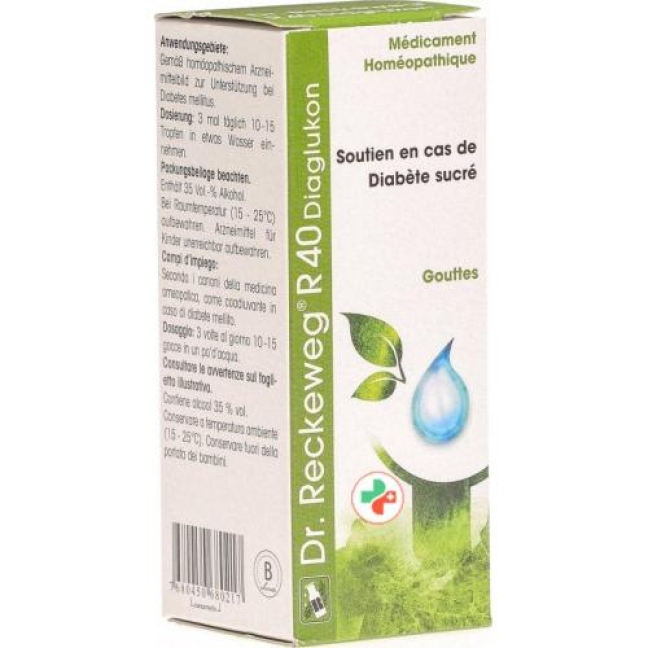 Reckeweg R40 Diaglukon 50 ml Tropfen